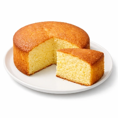 Homemade sponge cake