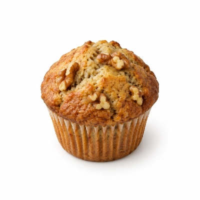 HomeTown Buffet Breads Banana Walnut Muffin