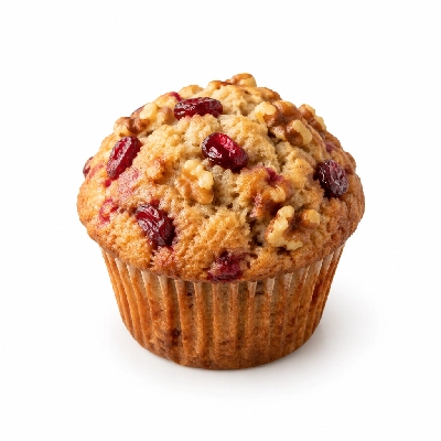 HomeTown Buffet Breads Cranberry Walnut Muffin
