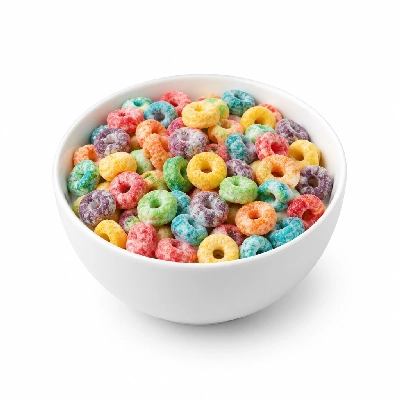 HomeTown Buffet Breakfast Frosted Fruit Flavored Cereal