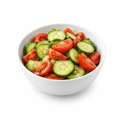 HomeTown Buffet Cucumber Tomato Salad