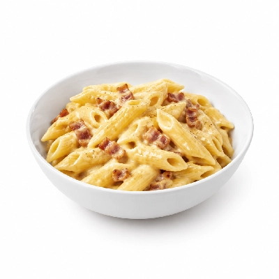HomeTown Buffet Entrees Creamy Penne Carbonara
