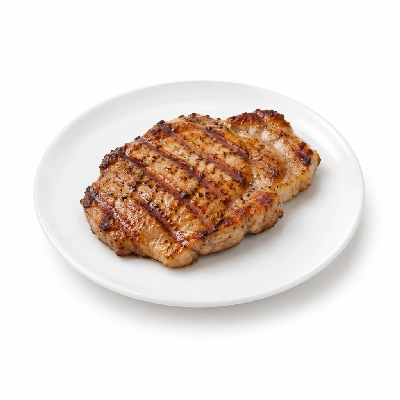 HomeTown Buffet Entrees Grilled Pork Steak