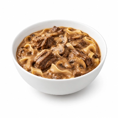 HomeTown Buffet Entrees Pot Roast Stroganoff