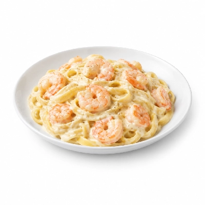 HomeTown Buffet Entrees Shrimp Alfredo