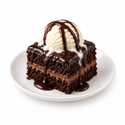 HomeTown Buffet Hot Fudge Sundae Cake