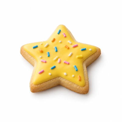 HomeTown Buffet Iced Decorated Cookie