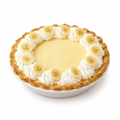 HomeTown Buffet Reduced Sugar Banana Cream Pie