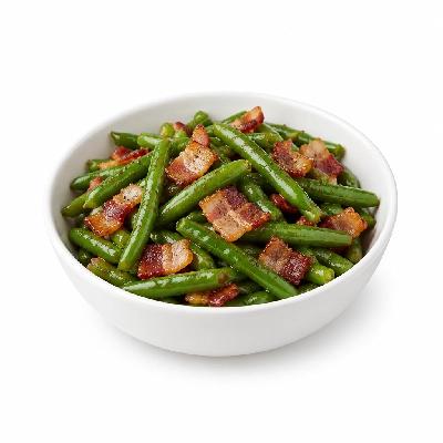 HomeTown Buffet Sides Joe's Cracked Pepper Green Beans with Bacon