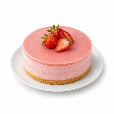 HomeTown Buffet Strawberry Mousse Cake