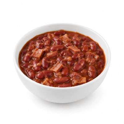HomeTown Buffet Taco Bar Red Beans with Ham