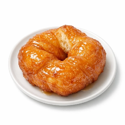 Honey-glazed fried dough