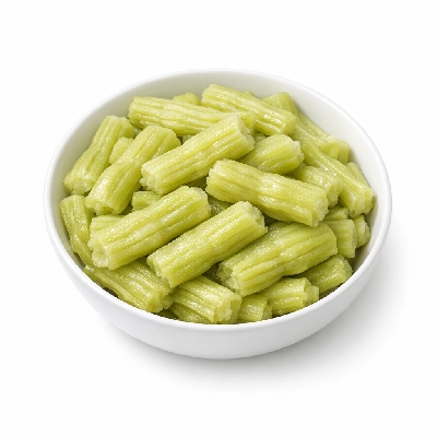 Horseradish-tree pods cooked boiled drained without salt