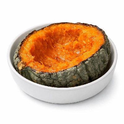 Hubbard squash baked without salt