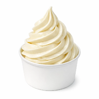 Ice creams vanilla light soft-serve