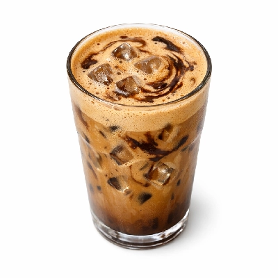 Iced coffee mocha, milk based