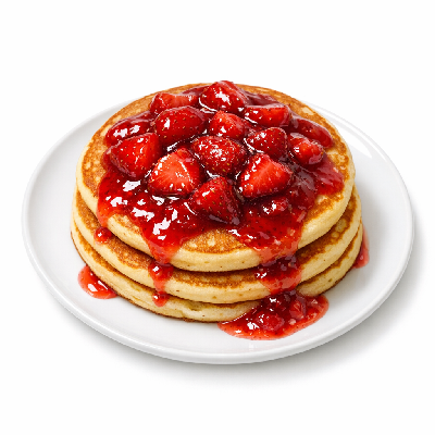 IHOP 55 Specialties Rooty with Strawberry Topping