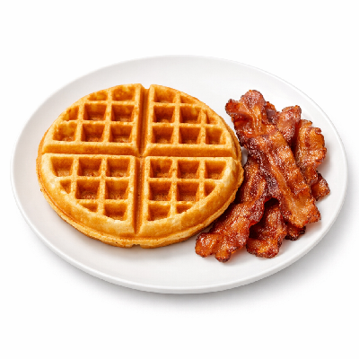 IHOP Create Your Own Belgian Waffle Combo Traditional with Bacon