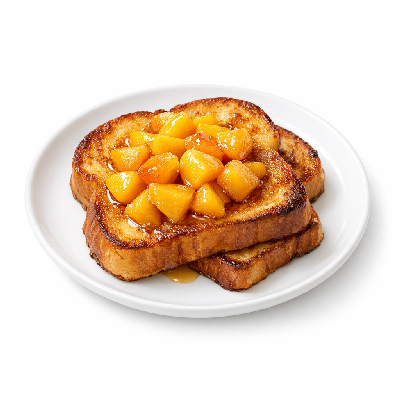 IHOP Create Your Own Rooty Jr. Brioche French Toast with Peach Topping