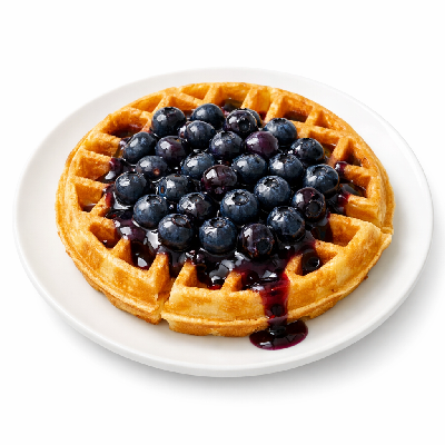 IHOP Create Your Own Rooty Jr. Waffle with Blueberry Topping