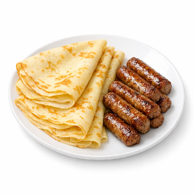 IHOP Crepes Swedish with Sausage