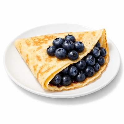 IHOP Delicious Desserts Blueberry Fruit Crepe