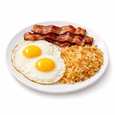 IHOP Egg Combos Bacon & Breakfast with Hash Browns (4)