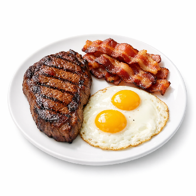 IHOP Egg Combos Bacon & Breakfast with Sirloin Steaks (2)
