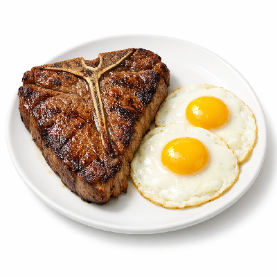 IHOP Egg Combos & T-Bone Steak (10 Oz)