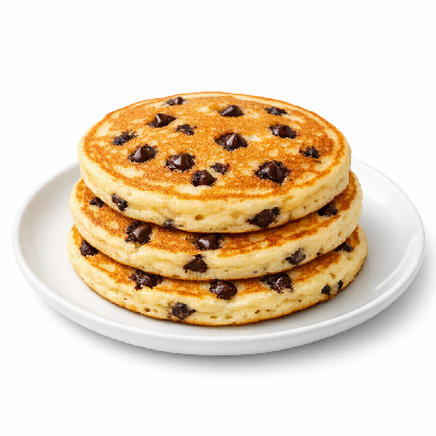 IHOP Hearty Omelettes Create Your Own (3) Chocolate Chip Pancakes Buttermilk Version