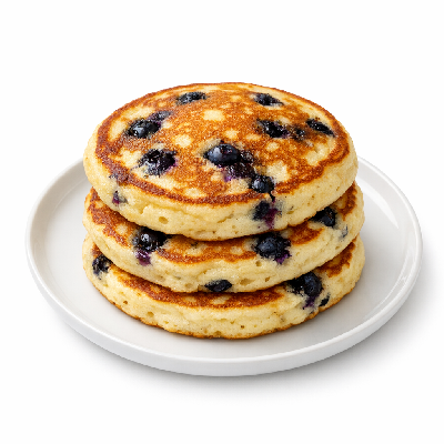 IHOP Hearty Omelettes Create Your Own (3) Double Blueberry Pancakes