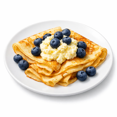 IHOP Lemon Ricotta Blueberry Crepes