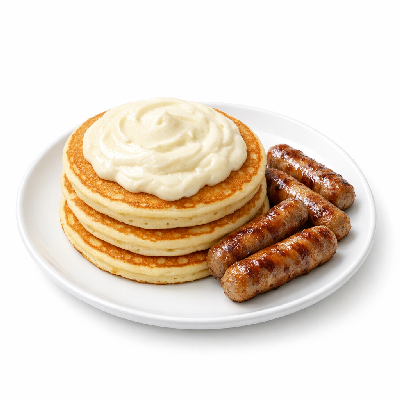 IHOP Pick-a-Pancake Combo New York Cheesecake with Sausage