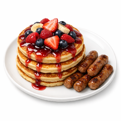 IHOP Pick-a-Pancake Combo Rooty Tooty Fresh 'n Fruity with Cinnamon Apple Sausage