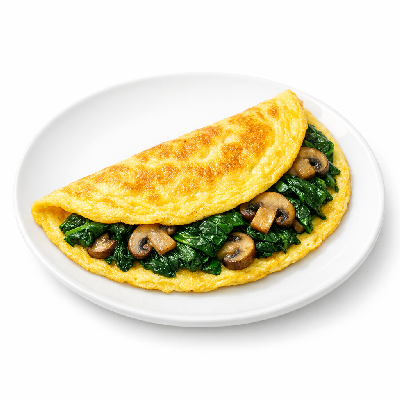 IHOP Spinach & Mushroom Omelette