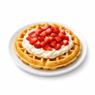 IHOP Strawberry Cheesecake Waffle
