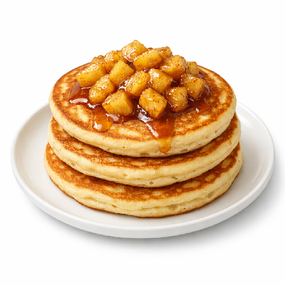 IHOP World Famous Pancakes (4) Rooty Tooty Fresh 'n Fruity with Cinnamon Apple Topping