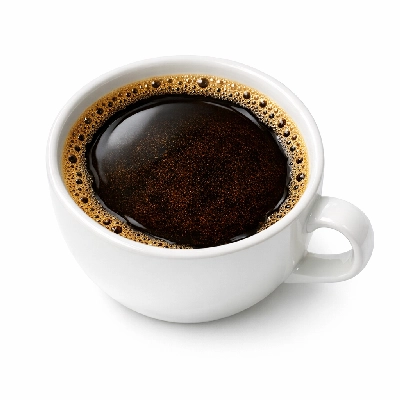 Coffee instant with chicory prepared water