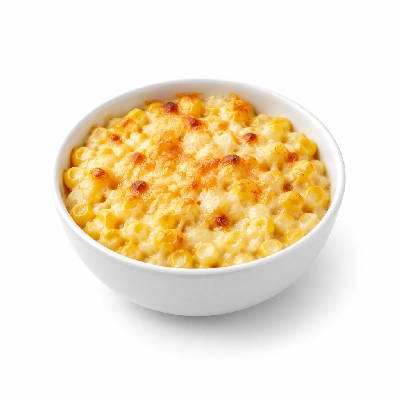 Iron Skillet Baked Hominy and Cheese