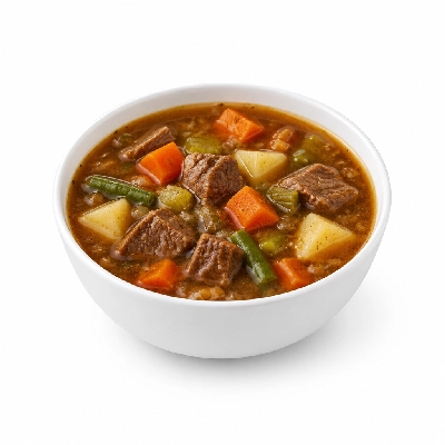 Iron Skillet Beef and Vegetable Soup
