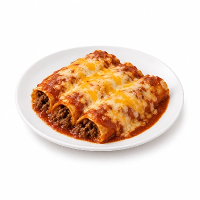 Iron Skillet Beef Enchiladas