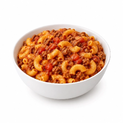 Iron Skillet Beef Macaroni and Tomato