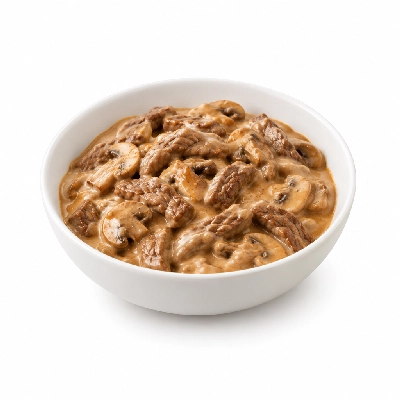 Iron Skillet Beef Stroganoff (Petro)