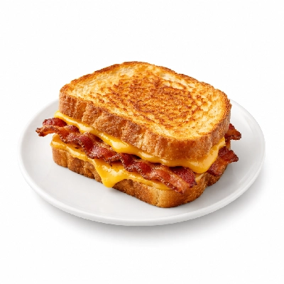 Iron Skillet Big Hoss "Soup"er Grilled Cheese with Bacon
