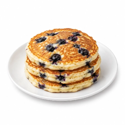 Iron Skillet Blueberry Hotcakes