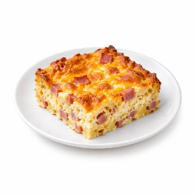 Iron Skillet Breakfast Bake with Ham
