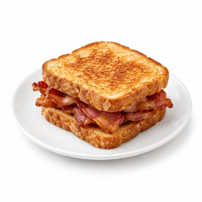 Iron Skillet Breakfast Sandwich with Bacon