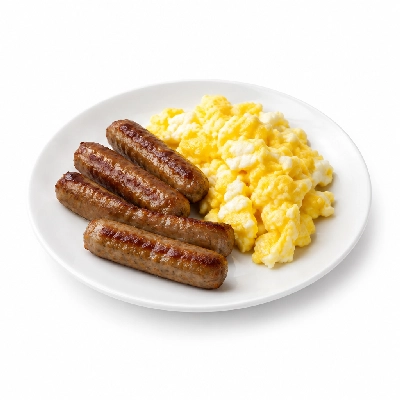 Iron Skillet Breakfast Sausage and Eggs