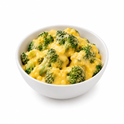 Iron Skillet Broccoli Cheese with Florets