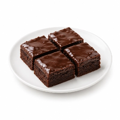 Iron Skillet Brownies with Glaze